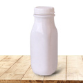 360ml white french square glass bottle for milk